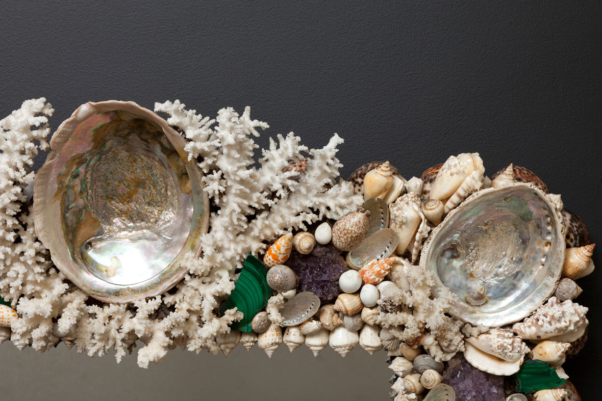 Anthony Redmile Rectangle Shell Mirror